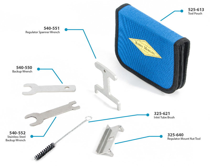 Kirby Morgan Tool Kit w/Pouch, KM 47/77