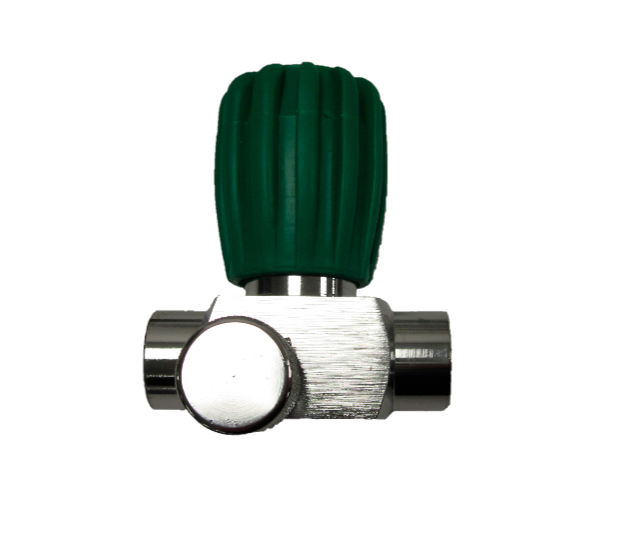 DiveGas SHUT OFF/ ISOLATION VALVE O2 WITH BLEED 1/4