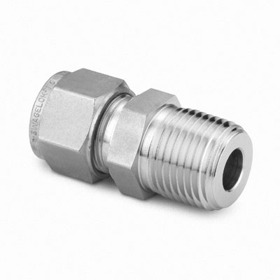 Hy-Lok MALE CONNECTOR. 6MM O.D. - 1/4