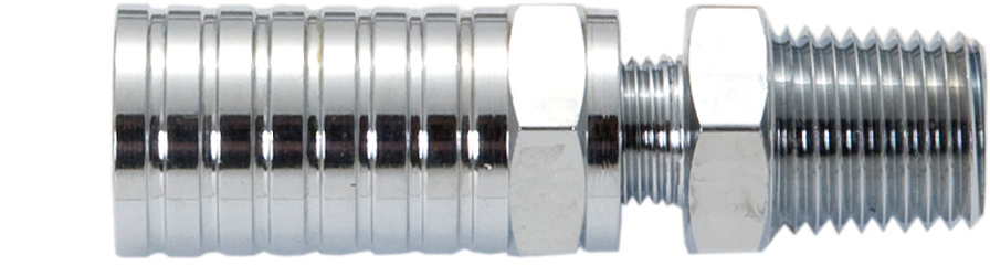 DiveGas FITTING 1/4 NPT MALE END + FERRULE 