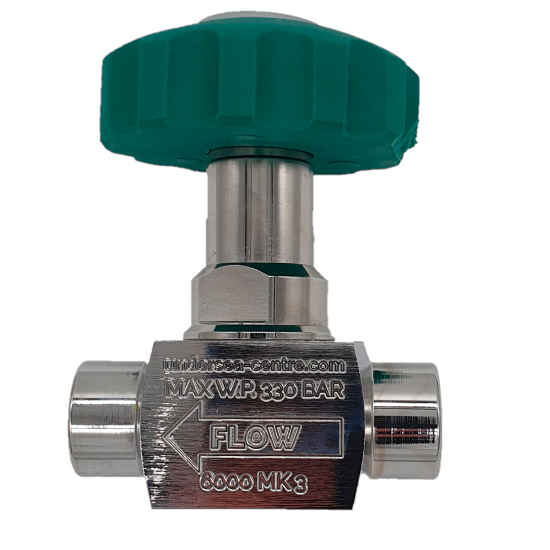 DiveGas NEEDLE VALVE FOR O2 MK 2A BALANCED 1/4