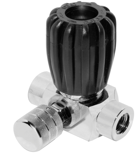 DiveGas SHUT OFF/ ISOLATION VALVE WITH BLEED 1/4