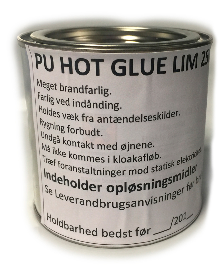 Aquatic LIM HOT GLUE PU 1/4 LITER TIL PVC, NEOPREN & GUMMI