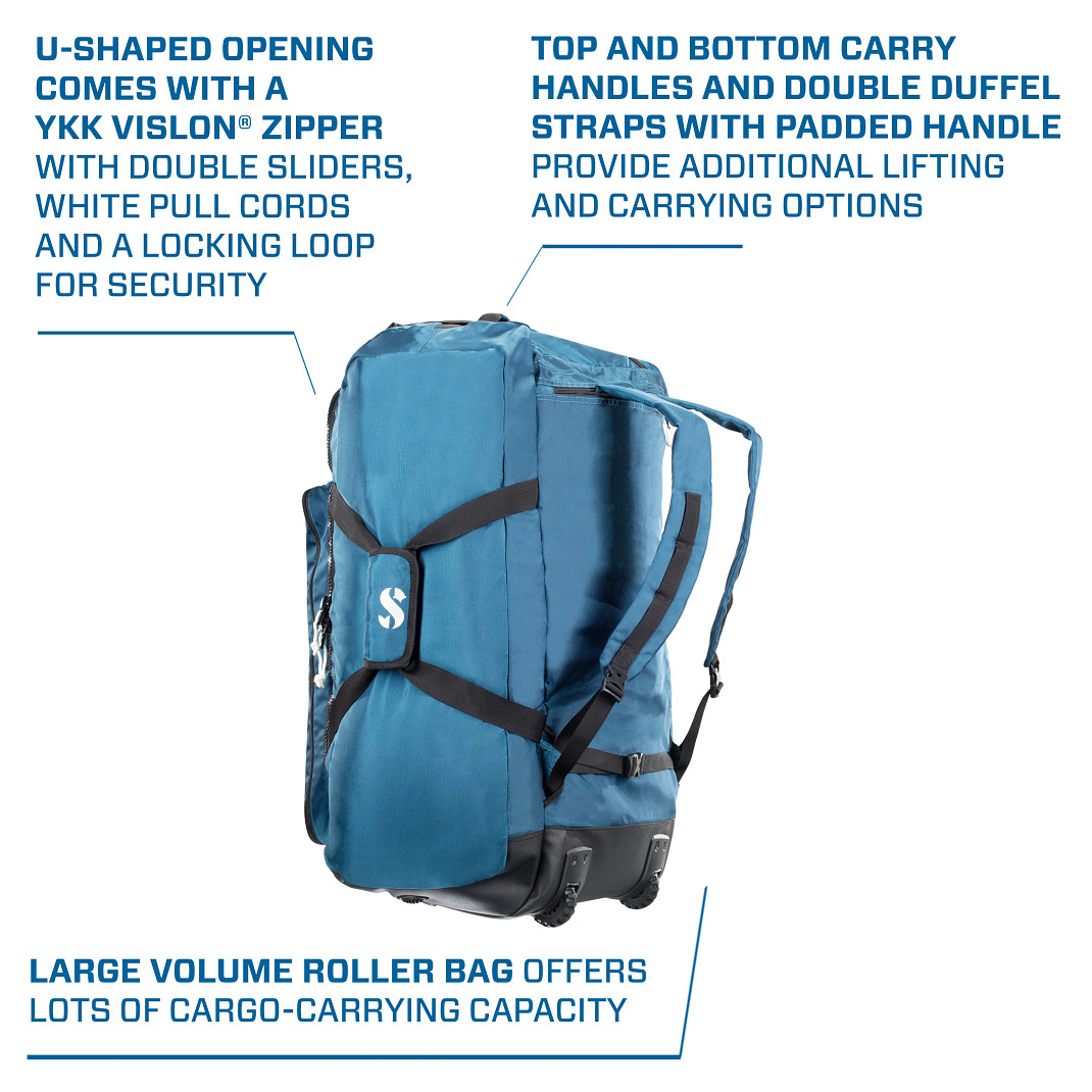 ScubaPro SPORT BAG BLUE 125L + FOLDED