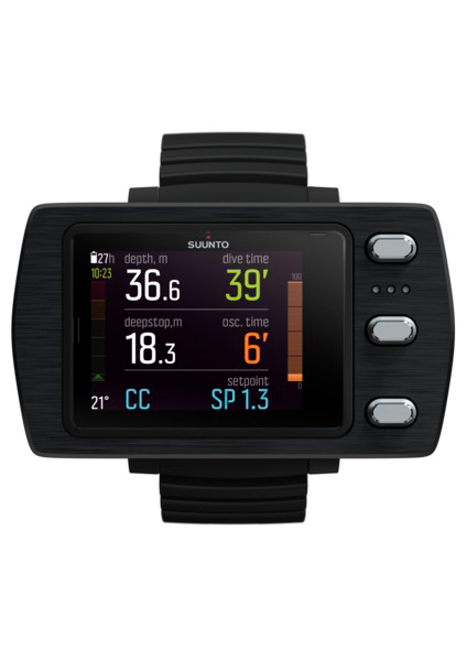 SUUNTO EON STEEL BLACK WITH BOOT AND USB