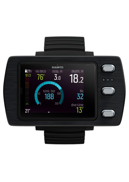 SUUNTO EON STEEL BLACK WITH BOOT AND USB