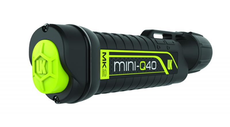 Underwater Kinetics LYGTE UK MINI Q40 MK2 LED SORT 250 LUMEN