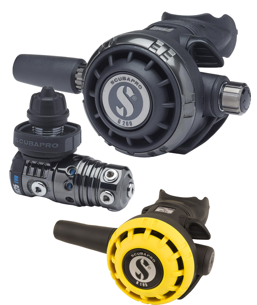 ScubaPro MK25 EVO DIN / G260 BLACK TECH / R105 OCTOPUS